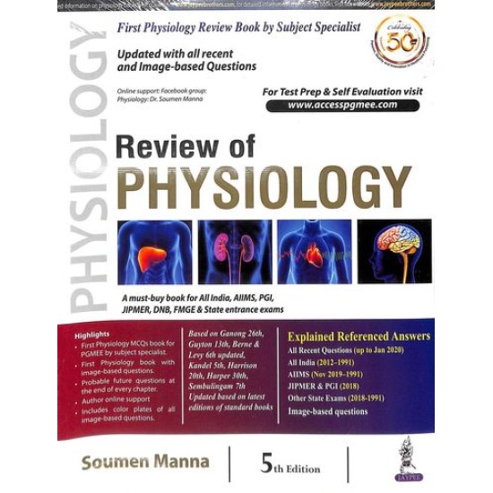 Review Of Physiology 5th Edition By Soumen Manna